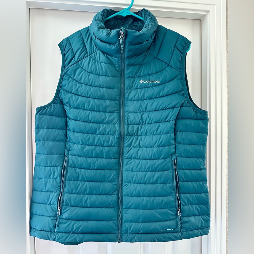 Columbia Omni Heat Teal Puffer Vest
